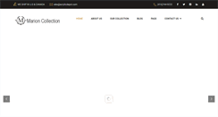 Desktop Screenshot of marioncollection.com