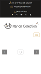Mobile Screenshot of marioncollection.com